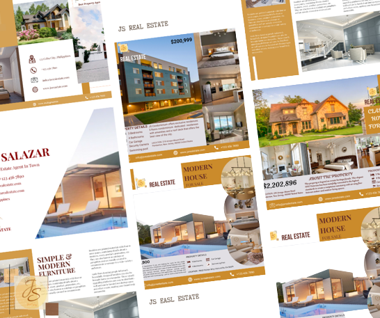 Real Estate (Brochures, Flyers and Card)